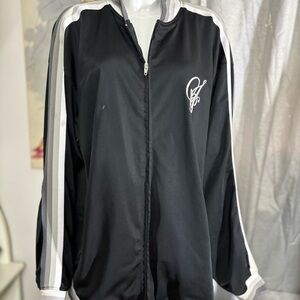 South Pole Black and White Bomber Jacket with Logo